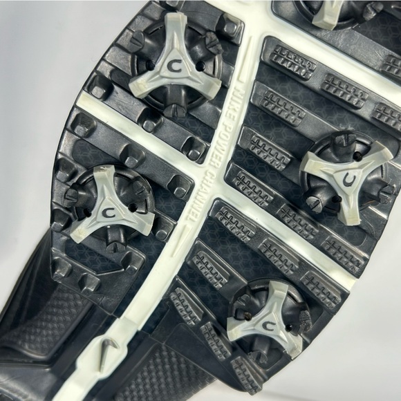 Nike Touring Premium Golf Black Leather Shoe 379221-091; Mens 9.5 Wide; Like New - Picture 14 of 16